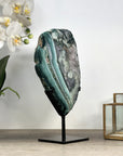 Unique Large Green Jasper Slice - MWS2240