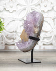 Natural Spirit Amethyst Cluster with Huge Calcite Formation - MWS0433