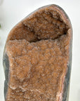 Natural Orange Tone Rainbow Quartz Druzy on Stand - MWS2835