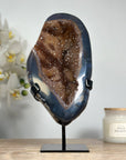 Unique Natural Caramel Tone Quartz Druzy Geode - MWS1522