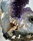 Natural Amethyst & Quartz Large Crystals Specimen - MWS1504