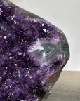 Amethyst Crystal Cluster on Stand - Violet Geode for Home Decor Display - MWS2646