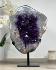 Unique Amethyst Crystal - Hand-Polished, Perfect for Spiritual Practices