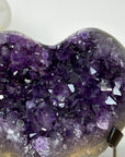 A grade Natural Amethyst Stone heart - HST0276
