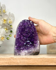 Natural Amethyst Cathedral with Polished Edges - CBP1128