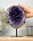 Amazing Natural Amethyst Geode, Stand included - MWS2090