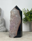 Natural Sugar Quartz & Agate Stone Tower - STP0191
