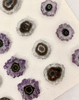 High-Quality Amethyst, Quartz & Jasper Stalactite Slices for Jewelers - Wholesale Bulk Pack - STS0058