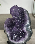 Amethyst Crystal Cluster on Stand – Stalactite Mineral Specimen for Collector Display - MWS2686