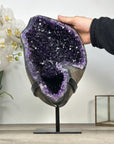 Amethyst Geode with Deep Purple Crystals on Stand - MWS2792
