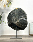 Amethyst and Calcite Crystal Cluster with stalctite Formations on Stand - MWS2607