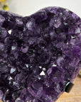 Large Natural Uruguayan Amethyst Stone Heart - HST0250