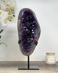 Large Natural Amethyst Specimen with Colorful Jasper Matrix - MWS1744