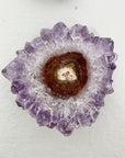 Amethyst, Quartz & Green Jasper Stalactite Slices Wholesale Flat - Ideal for Pendants - STS0009