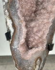 Huge Natural Pink Amethyst Geode - Unique Mineral Display Piece on Stand - MWS2802