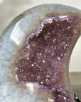 Beautiful Natural Amethyst Moon Carving - MWS2371
