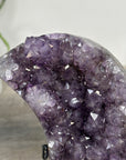 Amethyst Moon Shape Crystal Cluster on Stand - MWS2576