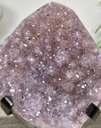 Natural Amethyst Cluster with Unique Quartz Matrix - MWS3333
