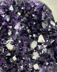 Huge Uruguayan Natural Amethyst Specimen on Metal Stand - MWS2968
