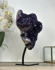 Premium Quality Amethyst Crystal Cluster – Natural Specimen on Stand - MWS2938