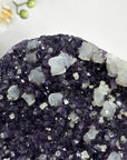 Top Grade Natural Amethyst Cluster with Calcite Formations - MWS2217