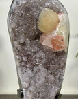 Natural Rare Sugar Amethyst Crystal Cluster on Stand - MWS3389