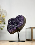 A Grade Natural Amethyst Stone heart - HST0258