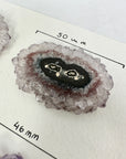 Genuine Large Amethyst Stalactite Slices Flat - Perfect for Crafting Unique Jewelry - STS0038