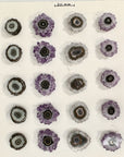 High-Quality Amethyst, Quartz & Jasper Stalactite Slices for Jewelers - Wholesale Bulk Pack - STS0058