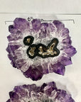 High-Quality Amethyst & Agate Stalactite Slices for Jewelers - Wholesale Bulk Pack - STS0076