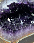 Stunning Deep purple Amethyst & Agate Geode - MWS1458