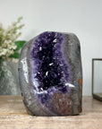 Top Amethyst & Quartz Natural Stone Geode - CBP0460
