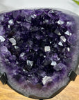 Uruguayan Amethyst Geode on Metal Stand - MWS3047