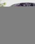 Natural Amethyst Crystal Cluster with Polished Edge for Home Decor Display - CBP1153