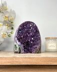 Natural Amethyst Cathedral with Stunning Jasper Shell - CBP1104