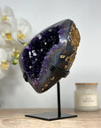 AAA Natural Amethyst Cave with Agate Shell - MWS1474