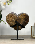 Stunning Deep Purple Amethyst Heart Carving - HST0284