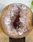 Amethyst & Agate Sphere Geode with Crystal Cavity - SPH0204