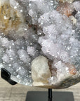 Amethyst and Calcite Crystal Cluster with stalctite Formations on Stand - MWS2607