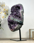 Huge Amethyst Geode with Agate & Green Jasper Shell - MWS2194