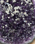 Large Natural Amethyst Geode with Calacite Inclusions - CBP1141