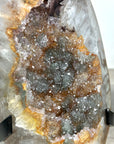Natural Yellow & Green Sugar Quartz Geode Specimen - MWS2264