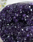 Amethyst Crystal Cluster Specimen on Stand for Home Decor Display - MWS2620