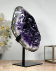 Natural Large Amethyst Geode with Large & Shinny Crystals - MWS1842