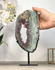 Unique Jasper & Amethyst Portal, Stand Included - MWS2325