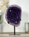 Uruguayan Amethyst Geode with Deep Purple Crystals for Home Decor - MWS2684