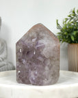 Amethyst & Agate Natual Stone Tower Carving - STP0146