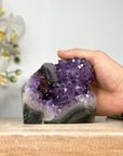 Amethyst Crystal Cluster with Calcite Inclusion - CBP1151