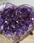 Stunning Deep Purple Amethyst Heart Carving - HST0237