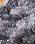 Natural Quertz Cathedral with Blue Agate Shell - CBP1033